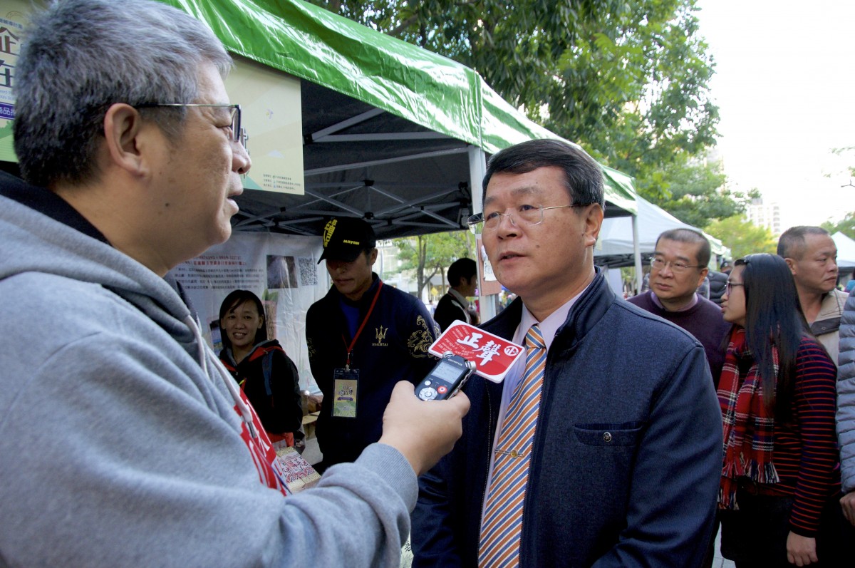 農委會水保局李鎮洋局長接受正聲廣播電台採訪